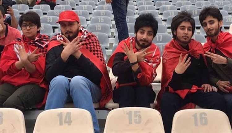 woman sneaked into Azadi stadium-min