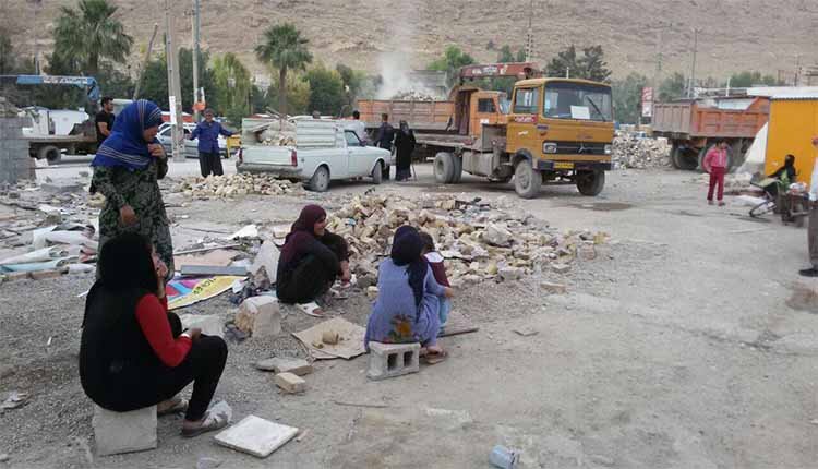 Iran earthquake survivors