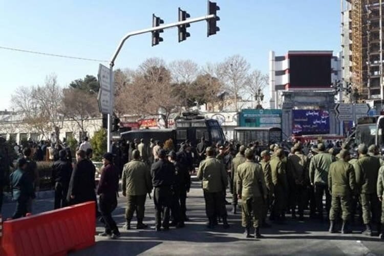 decisive measures against Iran protest