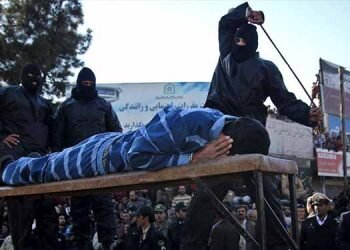 man flogged in Iran