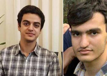 Two award-winning Iranian students Ali Younesi and Amir Hossein Moradi