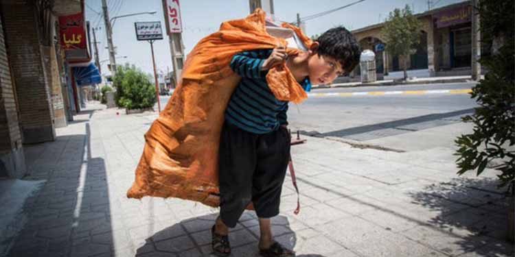 child laborers in Iran