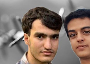 Tortured Sharif University students Ali Younesi and Amir Hossein Moradi