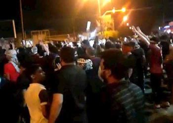 water protests in southwest Iran