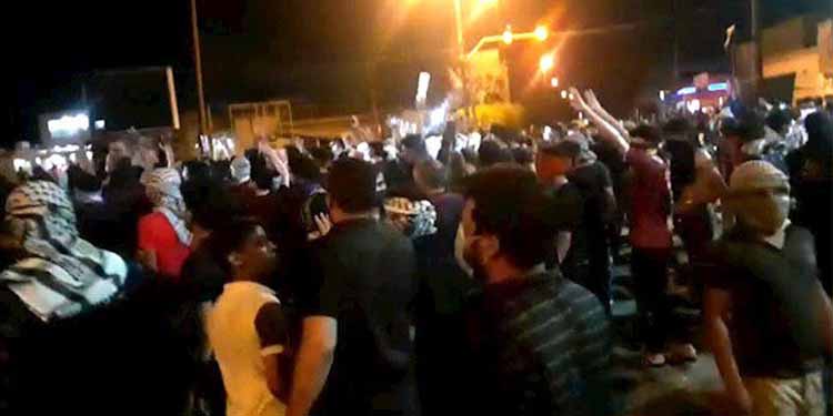 water protests in southwest Iran