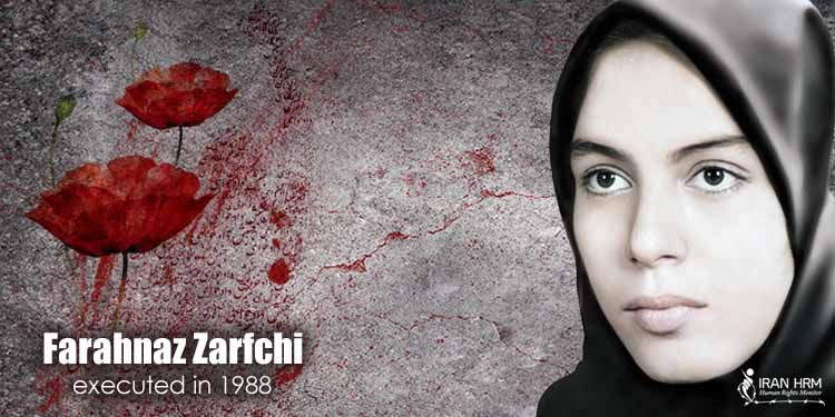 Farahnaz Zarfchi, victim of 1988 massacre