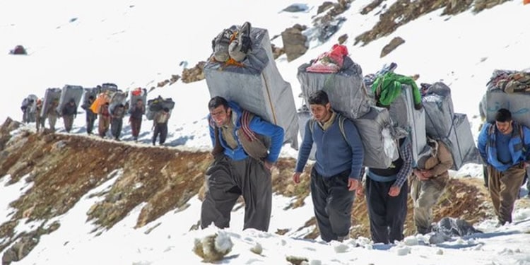 Iran killed 52 Kurd border porters